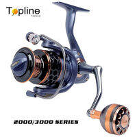 Topline Spinning Fishing Reel 1000 Sea Hot ล้อน้ำจืด Pesca เบรคหน้าระบบคุณภาพลากสูงสุด21KG Spool Fishing Coil