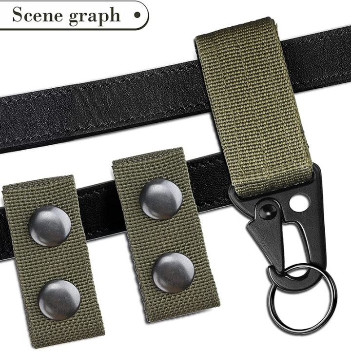 6pcs-belt-keeper-with-double-snaps-amp-gear-clips-key-buckle-clip-belt-key-ring-holder-for-security-belt-fixing