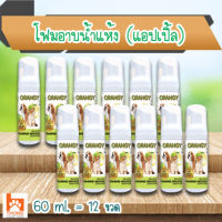 (ยกโหล) โฟมอาบน้ำแห้ง (สุนัข-แมว) กลิ่นแอปเปิ้ล ปลอดภัย เลียได้ 60 ml. (12 ขวด)