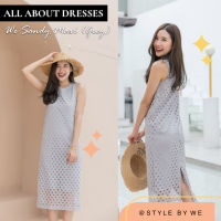 เดรส ชุดเที่ยว We Sandy Maxi - Grey