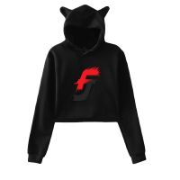 New in Furious Jumper Printed Cat Ears Crop Tops Women Hoodies Girls trendy Hoodies Sweatshirt Sexy Clothes