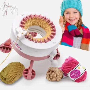 22/40/48needle Handmade Knitting Machine Cylinder Wool Loom Scarf