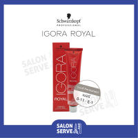 ครีมเปลี่ยนสีผม Schwarzkopf Igora Royal Permanent Color Creme ชวาร์สคอฟ อีโกร่า รอแยล เพอร์มาเนนท์ คัลเลอร์ ครีม 60 ml