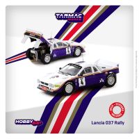 Tarmac Works 1:64 Lancia 037 Rally Rally Costa Brava 1985 Diecast Model Car