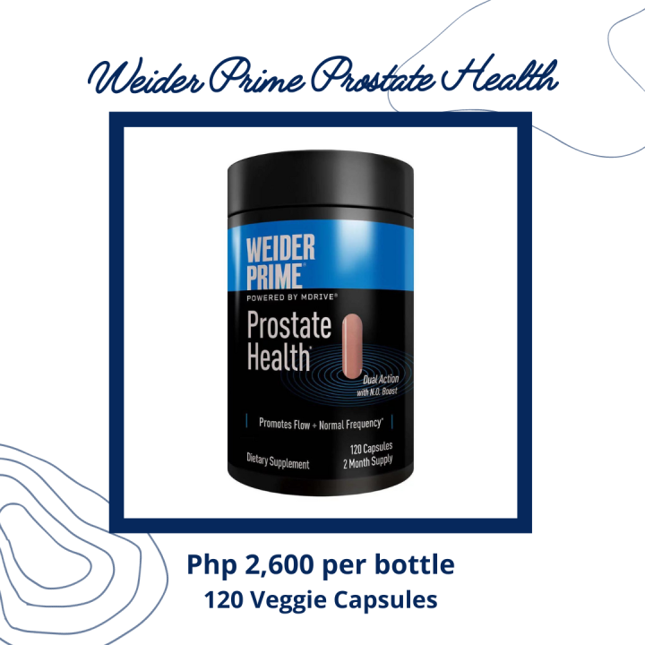 Weider Prime Prostate Health 120 Capsules Weider Prime Prostate Health, 120 Veggie Capsules (EXPIRATION: MAY 2025