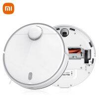 XIAOMI MIJIA เครื่องดูดฝุ่นหุ่นยนต์ถูพื้น2กวาดล้างการสั่นสะเทือน2800PA Cyclone ดูด WIFI APP แผนที่วางแผนอย่างชาญฉลาด