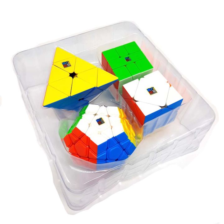 รูบิค-moyu-set-cubing-classroom-giftset-box-รูบิคชุด-เหมาะกับให้ของขวัญ-หรือจะซื้อเล่นเองก็คุ้ม-ในกล่องมีรูบิคสามเหลี่ยม