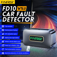 FNIRSI เครื่องสแกน OBD2 FD10เครื่องมือการวินิจฉัยข้อบกพร่องรถเครื่องอ่านโค้ด OBD2บลูทูธ5.1สำหรับ IOS Android ตรวจสอบที่ซ่อมรถไฟเครื่องยนต์