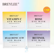Mặt nạ mắt BREYLEE Collagen Vitamin C Hyaluronic Acid Retinol Rose Xóa