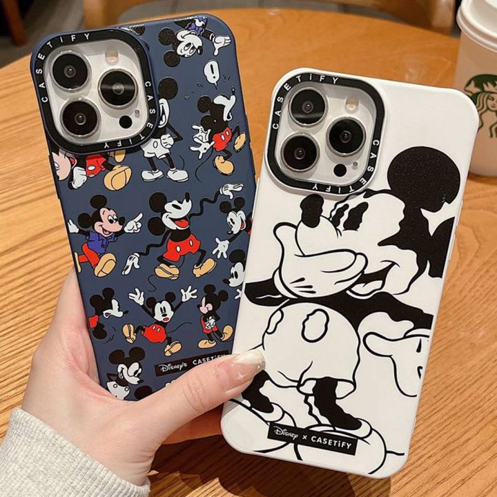 เคสมือถือ Tpu แบบนิ่ม ลายการ์ตูนมิกกี้เมาส์ กันรอยขีดข่วน สําหรับ Iphone 11  13 Pro Max 12 Pro Xr Xs | Lazada.Co.Th