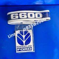 สติ๊กเกอร์ (ฟ้า-ขาว) สติ๊กเกอร์ครบชุด รถไถฟอร์ด Ford รุ่น F6600