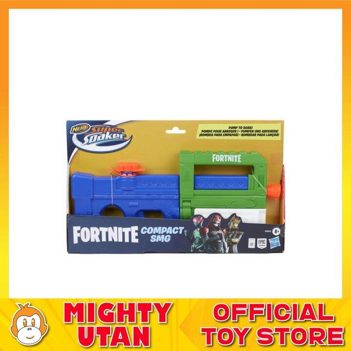 [original] Nerf Super Soaker Fortnite Compact Smg Water Blaster Toys 