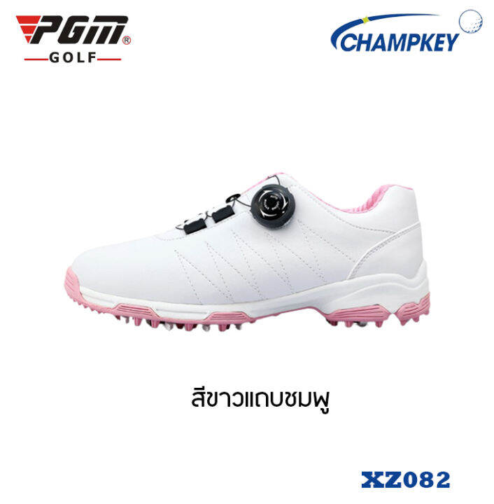 champkey-รองเท้ากอล์ฟผู้หญิงระบบผูกเชือก-lady-golf-shoes-auto-lacing-system-xz082