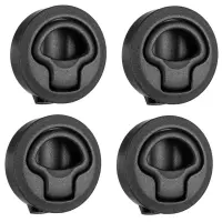 4Pcs/Set Round Pull Latch Lock Slam Latch Hardware for RV Yacht Boat Deck Hatch