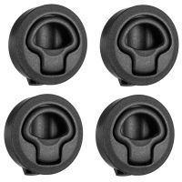 4Pcs/Set Round Pull Latch Lock Slam Latch Hardware for RV Yacht Boat Deck Hatch