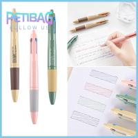 PETIBAG ของใหม่ เรียบเนียน เครื่องเขียน 0.5มม. 4 in 1 ปากกาเจล ปากกาลูกลื่นหลากสี เครื่องมือการเขียน