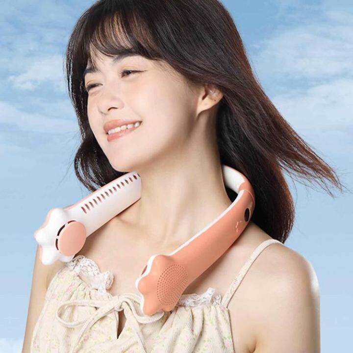 portable-neck-fan-cat-claw-wearable-personal-fan-rechargeable-bladeless-fan-cooling-neck-fan-5-speed-hands-free-neck-fan-air-conditioner-power-display-intensely