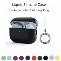 Original Liquid Silicone Case for Airpods Pro 2 Wireless Bluetooth Earphone Protective Case on For 2022 AirPods Pro 2 Cover