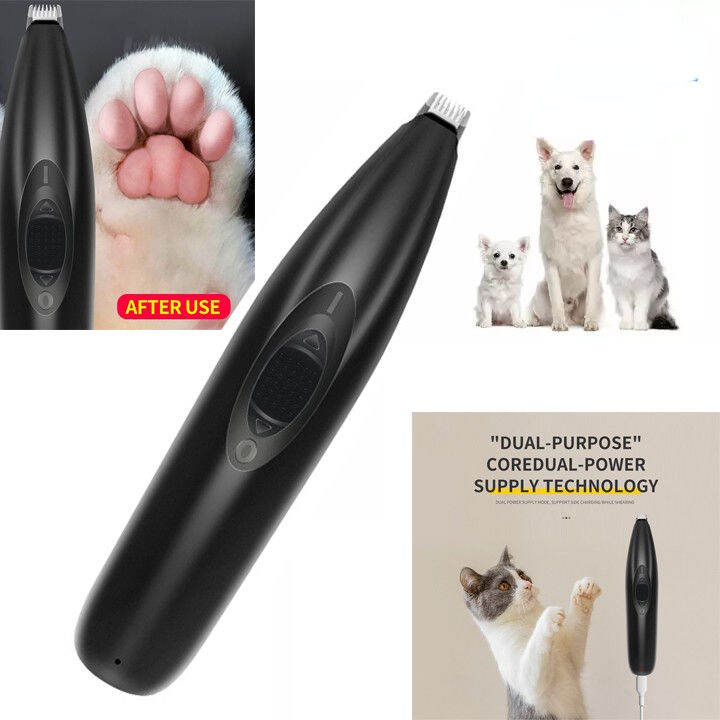 Pet Hair Trimmers USB Dog Cat Foot Hair Trimmer Electrical Cat Cutter