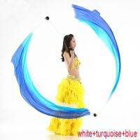 Belly Dancing Silk Veil Poi Streamer 1pc 1pc silk veil 1pc poi chain ball free-shipping S/M/L/XL