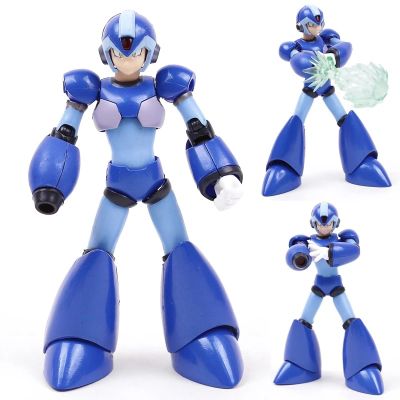 13เซนติเมตรอะนิเมะ Rockman Megaman X D-Ares รูปการกระทำที่สามารถเคลื่อนย้ายหุ่นด้วยอุปกรณ์เสริมพีวีซีรูปแบบการเก็บของเล่น