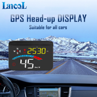 M16 Auto GPS Head Up Display รถ HUD Projector Speedometer พร้อมเข็มทิศ Security Alarm อุปกรณ์เสริมอิเล็กทรอนิกส์สำหรับรถยนต์ทุกคัน