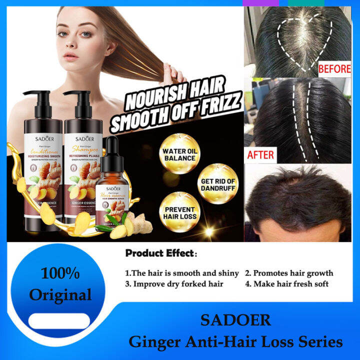 Sadoer Ginger Scalp Care Anti Hair Loss Hair Grower Hair Growth Anti