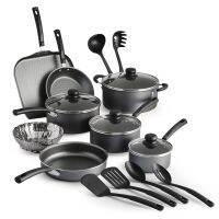 Tramontina Primaware 18ชิ้น Set Alat Masak อลูมิเนียมไม่ติดกระทะและช้อน