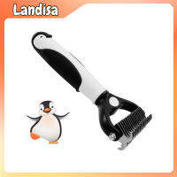 Pet Dog Penguin Shape Deshedding Brush With 17+9 Teeth Double-sided Hair Removal Comb Pet Products