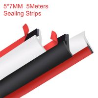 Car Door Rubber Seal Strips T-Type Trim Noise Insulation Edge Weatherstrip Z Type Rubber Seal Car Wind Noise Reduction