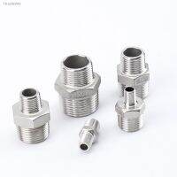 ❁✌۞ Hex Nipple Union 304 Stainless Steel Pipe Fitting Connector Coupler water oil 1/8 3/8 1/2 1 1-1/2 BSP Male to Male Thread