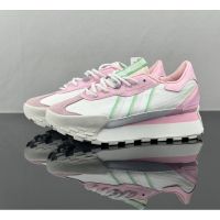 RT [Original] AD * Futro- Mixr- N- E- O- White Pink Unisex All Match Fashion Breathable Running Shoes รองเท้ากีฬาลำลองสำหรับบุรุษและสตรีใส่สบาย {จัดส่งฟรี}