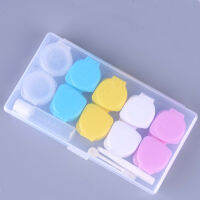 5Pairs Contact Lens Case Container Eye Contacts Women Travel Contact Lenses Case Leakproof Kit Holder Box Eyewear Box Easy Carry