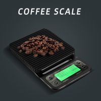 ตาชั่งจับเวลา ดิจิตอล สำหรับชงกาแฟ 5kg Drip Coffee Scale 0.1g / 1g（N0.4223341）