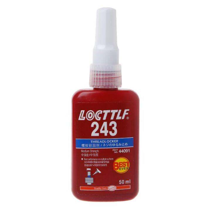 243 Medium Strength Thread Lock Adhesive Glue Multipurpose Use 50ML
