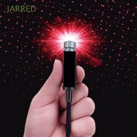 【คุณภาพสูง】Jarred โคมไฟเลเซอร์ Led Usb หลากสีสันสําหรับติดตกแต่งเพดานรถยนต์ 1 ชิ้น