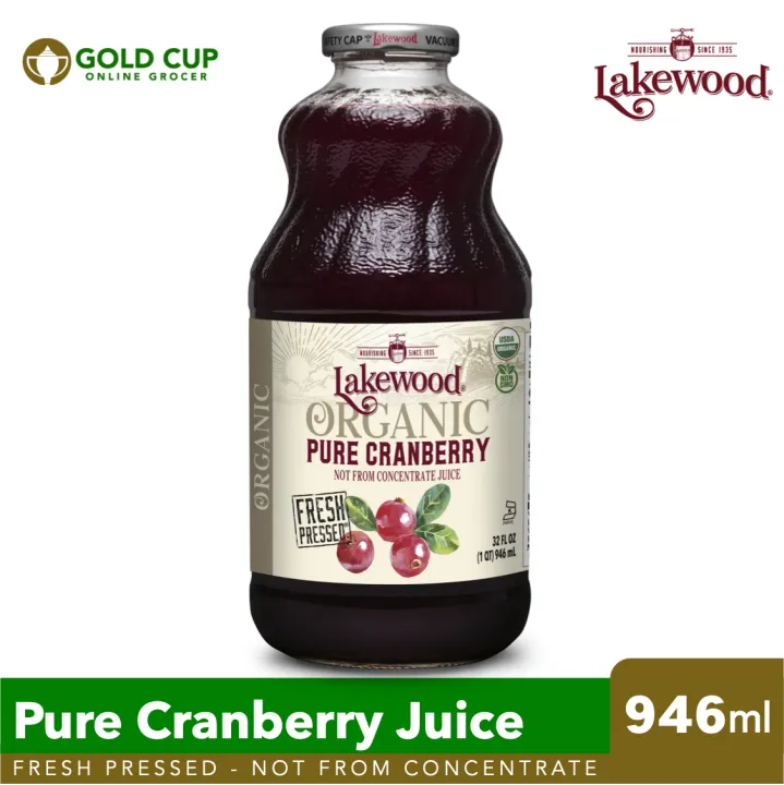 Lakewood Organic Pure Cranberry Juice 946ml Lazada Ph