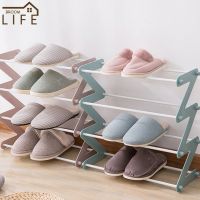 Shrinkable Door Shoe Storage Folding Shoes Rack Shelves for Shoes Foldable Plastic Holder Household Organization and Storage