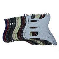 Dopro 11-Hole Strat HSS Pickguard Gitar 3-สกรู Humbucking Pickup Mount เข้ากับ Fender อเมริกันเหมาะสำหรับ Stratocaster