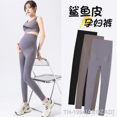 ↂ◙▨ maternidade sem costura calças para mulheres grávidas cintura alta fina barriga legging roupas Shapewear gravidez Nylon Primavera 962