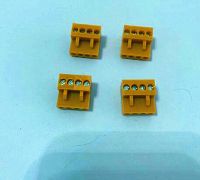 [HOT QAA,JXHKLWW 121] 10เซ็ตเสียบ PCB ขั้วบล็อก HT3.96เสียบหลุมสีส้ม2/3/4/5/6/7/8 12จุดตรงเข็มที่นั่ง