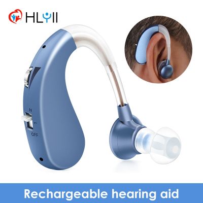 ZZOOI USB Rechargeable Super Mini Hearing Aid Ear Adjustable Ear Hearing Amplifier Portable Deaf Elderly Digital Amplified hearing aid