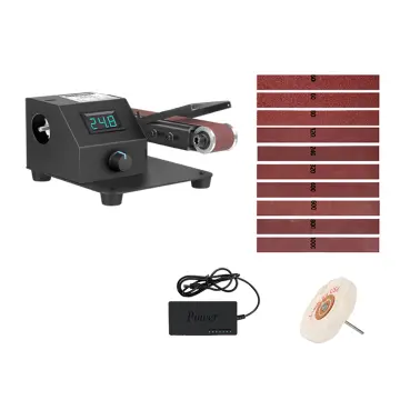 Electric mini outlet belt sander