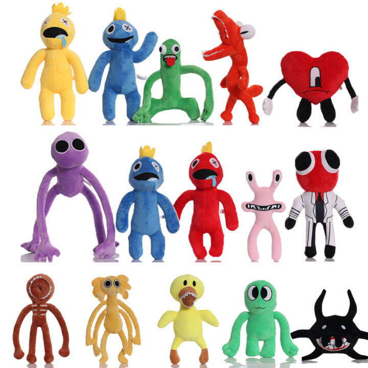 Ro-bloxed Rainbow Friends Plush Toy Cartoon Game Doll Cute Blue Baby  Monster Toy