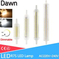 [HOT QQZIWWUJJWG 104] หลอดไฟ LED R7S หลอดไฟ6วัตต์15วัตต์ AC 110โวลต์220โวลต์78มิลลิเมตร118มิลลิเมตร135มิลลิเมตร189มิลลิเมตรแทนที่จุดหลอดฮาโลเจนแสง50วัตต์100วัตต์150วัตต์ Floodlight