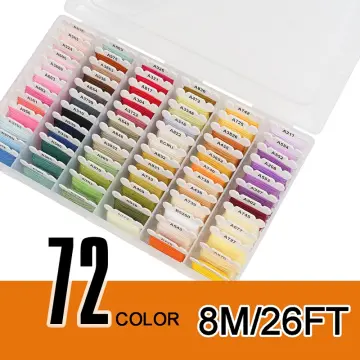 Embroidery Floss Set, 24/48/72/120colors Cross Stitch Embroidery