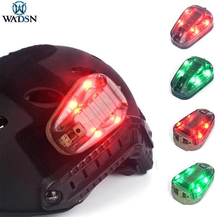 ☸ jsl8 WADSN Airsoft Survival Lamp STAR 6Helmet Mounted Strobe Weapon Lights Lazada PH