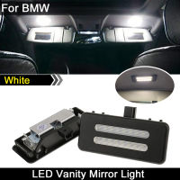 2Pcs For BMW E90 X1 E84 X5 E70 X6 E71 E72 E91 E92 X3 F25 E60 E61 White LED Reading Lights Interior Sun Visor Vanity Mirror Lamp