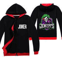 Jokerหญิงซิปเสื้อแขนยาวHooded Coatเสื้อกันหนาวแจ็คเก็ตลายการ์ตูนเด็กซิปเสื้อเด็กเสื้อผ้าC1407เสื้อผ้าเด็กใส่ลำลองสำหรับฤดูใบไม้ร่วงฤดูหนาวหลวมเสื้อคาร์ดิแกนกีฬา