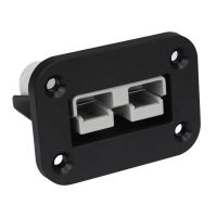 New Flush Mount Anderson Plug 50 Amp Connector Kit Mounting Bracket Panel Cover Accessories for Caravan Camper Boat Truck